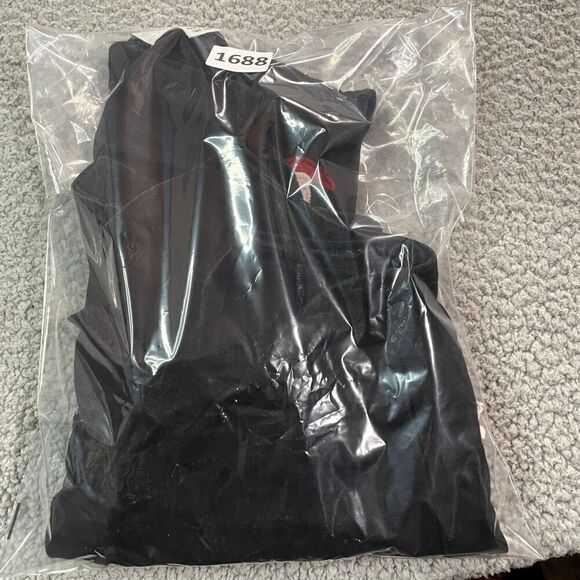 Vintage Christmas Vest Women's Denim Love and Lace Buttons Santa Medium - Picture 7 of 7